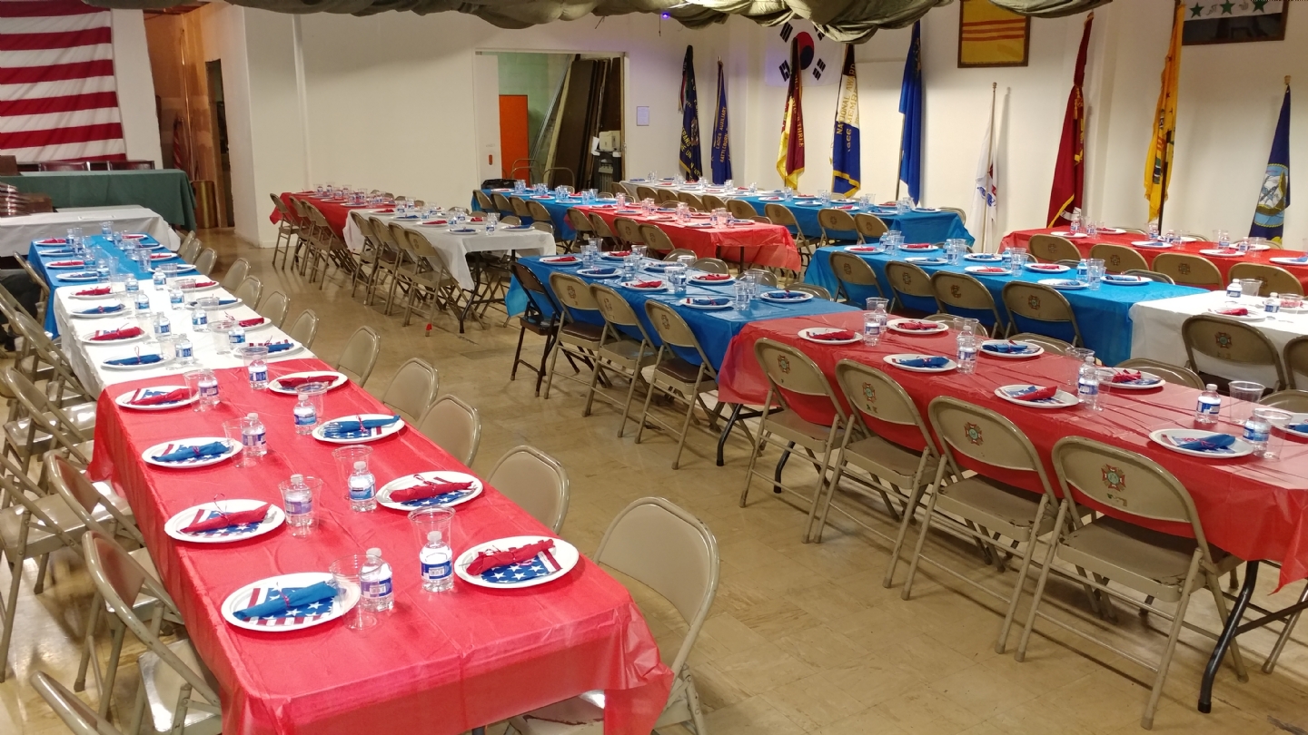 A dinner honoring Veterans service to our country. In commemoration of the 50th anniversary of the Vietnam War years, the Daughters of the American Revolution (Sierra Nevada Chapter) and the Vietnam Veterans of America Chapter 
989, hosted a Pig Roast with Reno Boy Scout Troop 4 volunteering to assist.